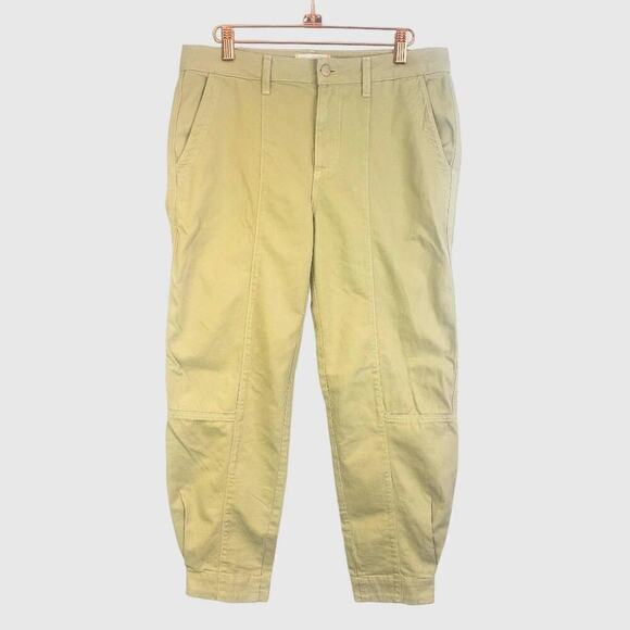 Sundry Cotton Twill Cropped Pants in a Celery Color SZ 28 - Picture 1 of 9